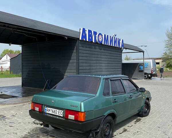 Зелений ВАЗ 21099, об'ємом двигуна 1.6 л та пробігом 153 тис. км за 1450 $, фото 1 на Automoto.ua