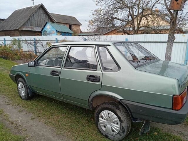 Зелений ВАЗ 21099, об'ємом двигуна 1.6 л та пробігом 139 тис. км за 1909 $, фото 1 на Automoto.ua