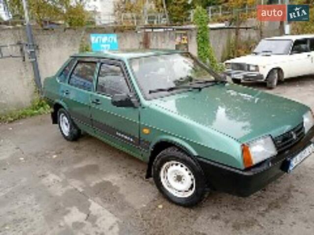 Зеленый ВАЗ 21099, объемом двигателя 1.6 л и пробегом 122 тыс. км за 2200 $, фото 1 на Automoto.ua