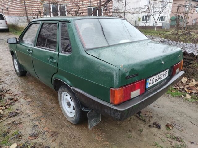 Зелений ВАЗ 21099, об'ємом двигуна 1.6 л та пробігом 450 тис. км за 1000 $, фото 3 на Automoto.ua