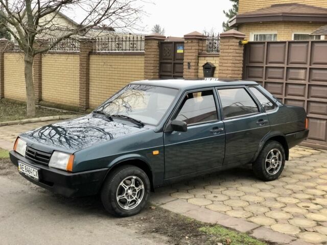 Зеленый ВАЗ 21099, объемом двигателя 1.6 л и пробегом 56 тыс. км за 2150 $, фото 1 на Automoto.ua