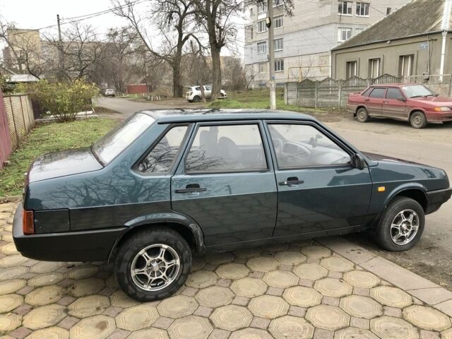 Зеленый ВАЗ 21099, объемом двигателя 1.6 л и пробегом 56 тыс. км за 2150 $, фото 7 на Automoto.ua