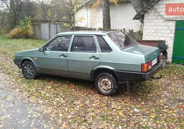 Зеленый ВАЗ 21099, объемом двигателя 1.6 л и пробегом 222 тыс. км за 2500 $, фото 1 на Automoto.ua