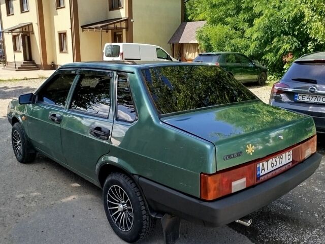 Зеленый ВАЗ 21099, объемом двигателя 1.6 л и пробегом 154 тыс. км за 1750 $, фото 4 на Automoto.ua
