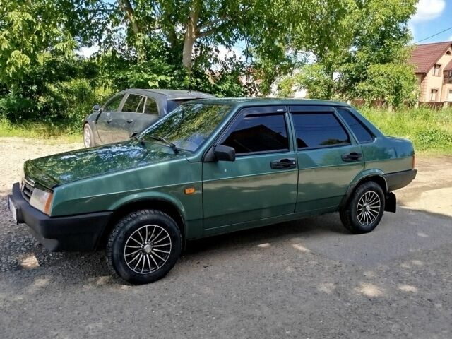 Зеленый ВАЗ 21099, объемом двигателя 1.6 л и пробегом 154 тыс. км за 1750 $, фото 6 на Automoto.ua