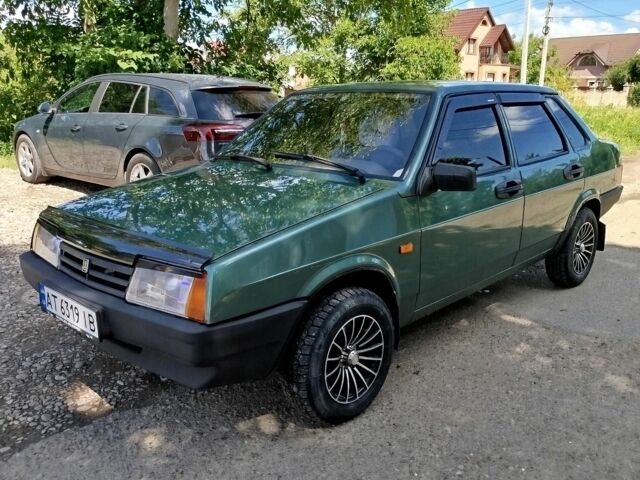 Зеленый ВАЗ 21099, объемом двигателя 1.6 л и пробегом 154 тыс. км за 1750 $, фото 3 на Automoto.ua