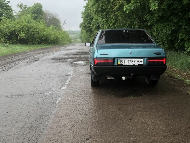 Зеленый ВАЗ 21099, объемом двигателя 1.5 л и пробегом 1000 тыс. км за 1650 $, фото 2 на Automoto.ua