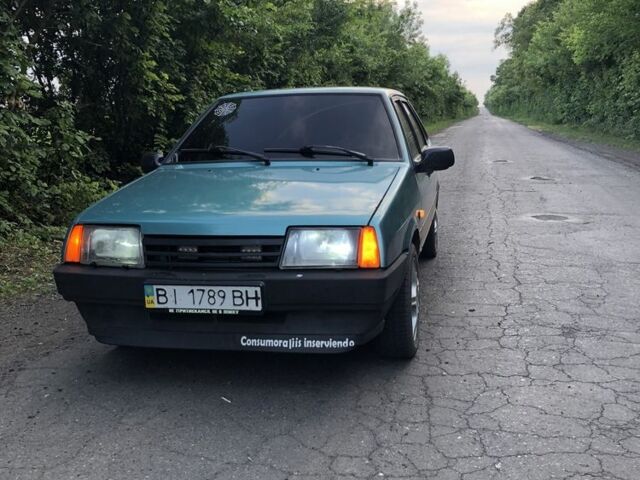 Зеленый ВАЗ 21099, объемом двигателя 1.5 л и пробегом 1000 тыс. км за 1650 $, фото 5 на Automoto.ua