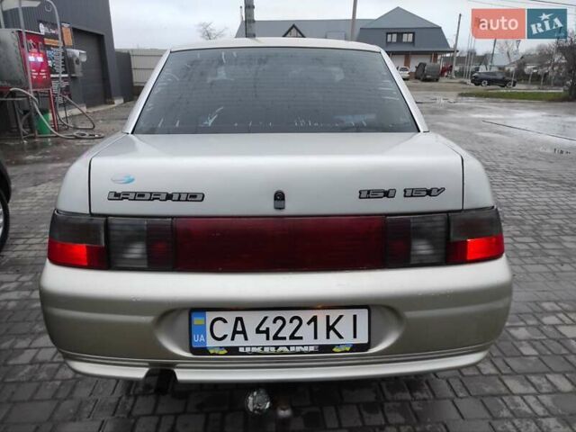 Бежевый ВАЗ 2110, объемом двигателя 1.6 л и пробегом 140 тыс. км за 1800 $, фото 4 на Automoto.ua