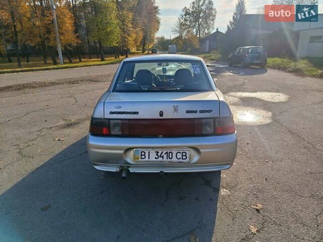 Бежевый ВАЗ 2110, объемом двигателя 1.6 л и пробегом 180 тыс. км за 1800 $, фото 4 на Automoto.ua