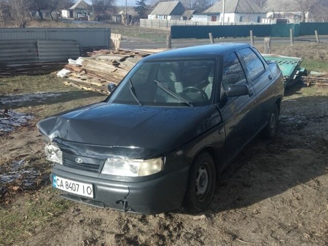 Черный ВАЗ 2110, объемом двигателя 1.6 л и пробегом 170 тыс. км за 900 $, фото 2 на Automoto.ua