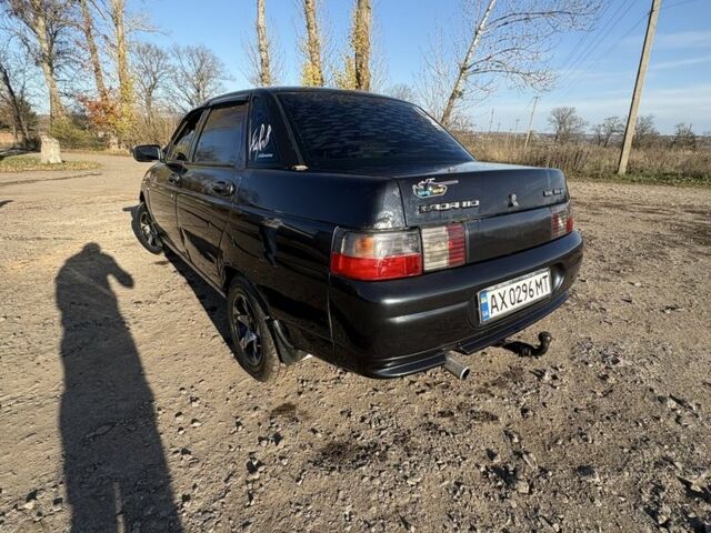 Черный ВАЗ 2110, объемом двигателя 1.6 л и пробегом 250 тыс. км за 1400 $, фото 2 на Automoto.ua