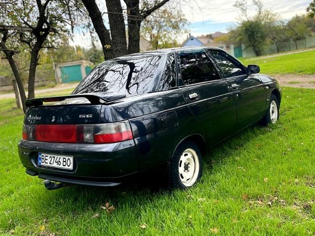 Черный ВАЗ 2110, объемом двигателя 1.5 л и пробегом 230 тыс. км за 1800 $, фото 3 на Automoto.ua