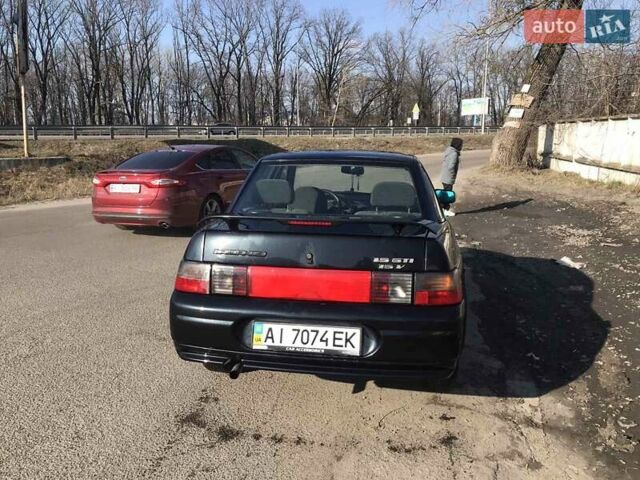 Черный ВАЗ 2110, объемом двигателя 1.5 л и пробегом 200 тыс. км за 1500 $, фото 6 на Automoto.ua