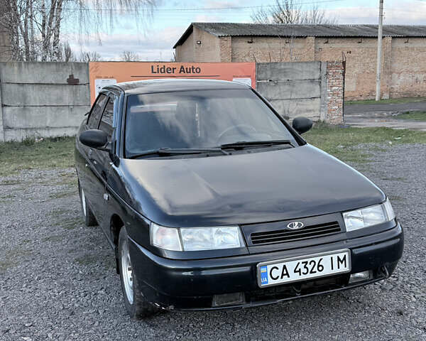Черный ВАЗ 2110, объемом двигателя 1.5 л и пробегом 185 тыс. км за 1800 $, фото 1 на Automoto.ua