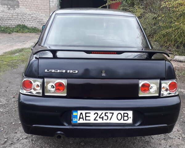 Черный ВАЗ 2110, объемом двигателя 1.5 л и пробегом 174 тыс. км за 2300 $, фото 5 на Automoto.ua