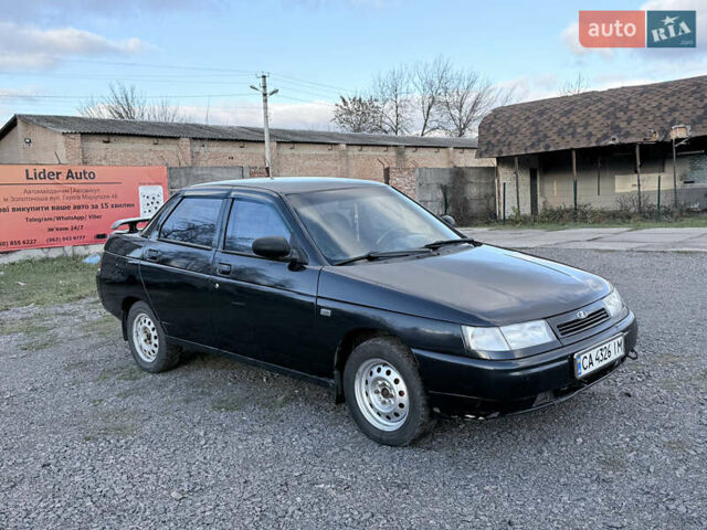 Черный ВАЗ 2110, объемом двигателя 1.5 л и пробегом 185 тыс. км за 1800 $, фото 2 на Automoto.ua