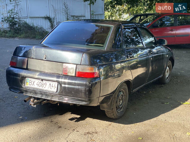 Черный ВАЗ 2110, объемом двигателя 1.5 л и пробегом 244 тыс. км за 950 $, фото 3 на Automoto.ua