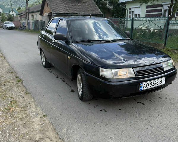 Черный ВАЗ 2110, объемом двигателя 1.5 л и пробегом 170 тыс. км за 1600 $, фото 1 на Automoto.ua