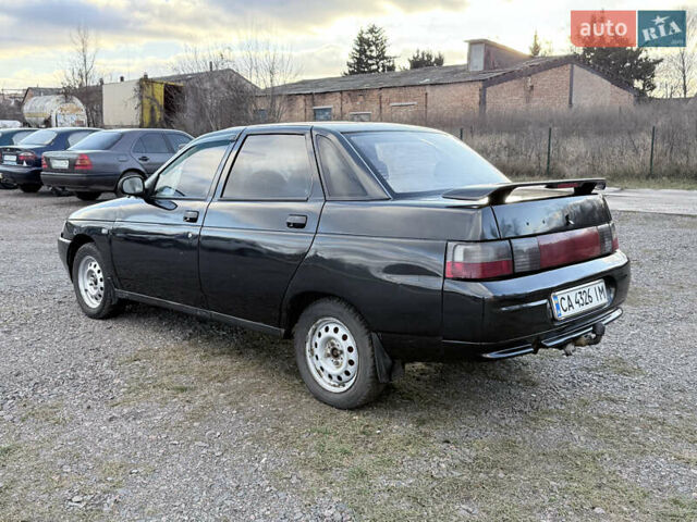 Черный ВАЗ 2110, объемом двигателя 1.5 л и пробегом 185 тыс. км за 1800 $, фото 3 на Automoto.ua