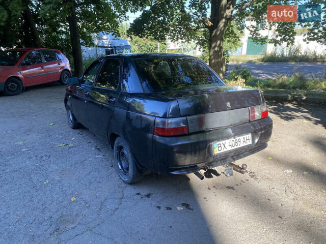 Черный ВАЗ 2110, объемом двигателя 1.5 л и пробегом 244 тыс. км за 950 $, фото 4 на Automoto.ua