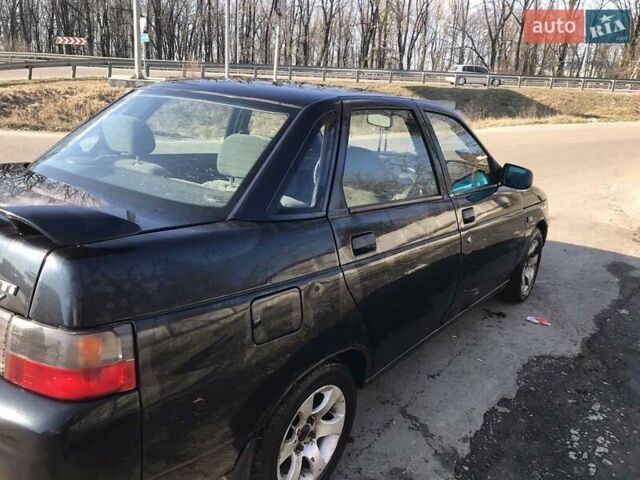 Черный ВАЗ 2110, объемом двигателя 1.5 л и пробегом 200 тыс. км за 1500 $, фото 5 на Automoto.ua