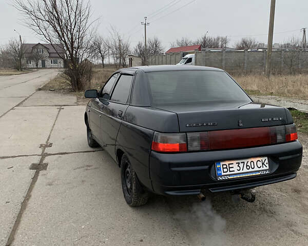 Чорний ВАЗ 2110, об'ємом двигуна 1.6 л та пробігом 153 тис. км за 2400 $, фото 3 на Automoto.ua