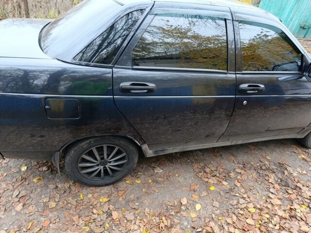 Черный ВАЗ 2110, объемом двигателя 1.6 л и пробегом 230 тыс. км за 1547 $, фото 2 на Automoto.ua