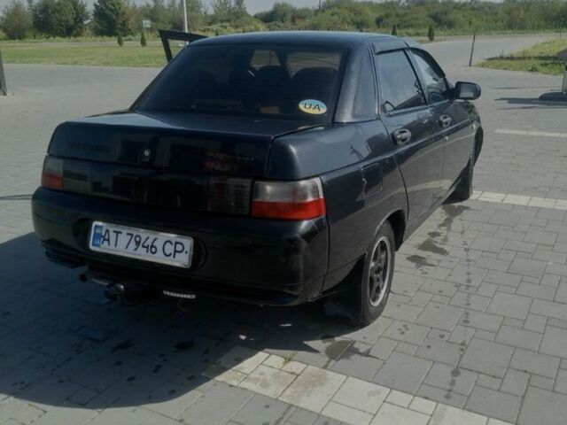 Черный ВАЗ 2110, объемом двигателя 1.6 л и пробегом 218 тыс. км за 1350 $, фото 2 на Automoto.ua