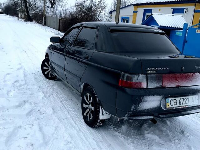 Чорний ВАЗ 2110, об'ємом двигуна 1.6 л та пробігом 162 тис. км за 1950 $, фото 3 на Automoto.ua