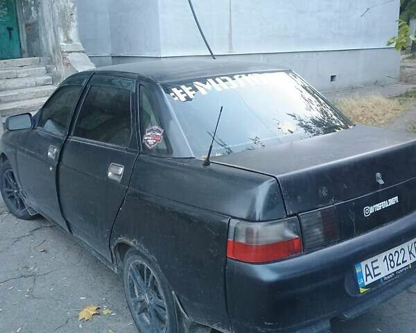 Черный ВАЗ 2110, объемом двигателя 1.6 л и пробегом 345 тыс. км за 1200 $, фото 4 на Automoto.ua