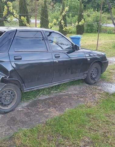 Черный ВАЗ 2110, объемом двигателя 1.6 л и пробегом 250 тыс. км за 598 $, фото 5 на Automoto.ua
