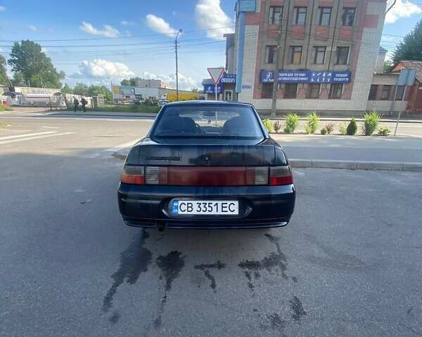 Черный ВАЗ 2110, объемом двигателя 1.6 л и пробегом 330 тыс. км за 1500 $, фото 4 на Automoto.ua