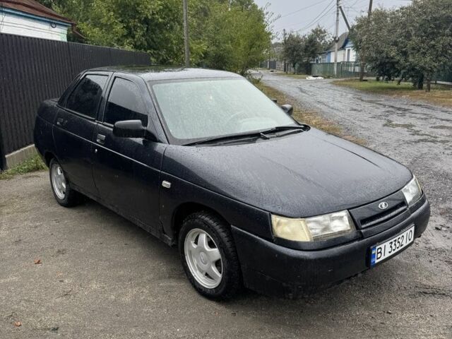 Черный ВАЗ 2110, объемом двигателя 1.6 л и пробегом 200 тыс. км за 1300 $, фото 1 на Automoto.ua