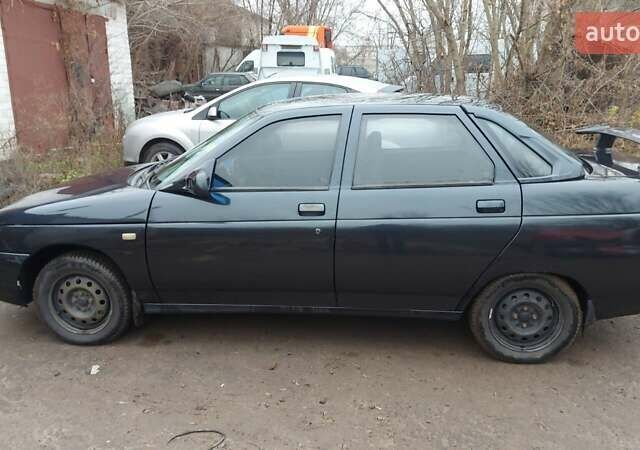 Черный ВАЗ 2110, объемом двигателя 1.6 л и пробегом 240 тыс. км за 1800 $, фото 1 на Automoto.ua