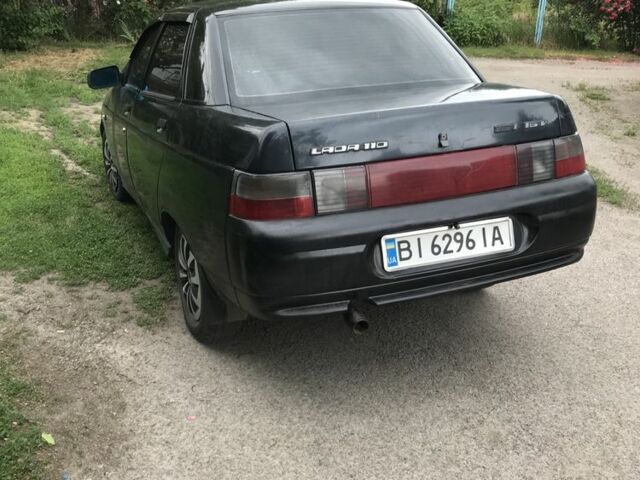Черный ВАЗ 2110, объемом двигателя 1.6 л и пробегом 176 тыс. км за 1550 $, фото 3 на Automoto.ua
