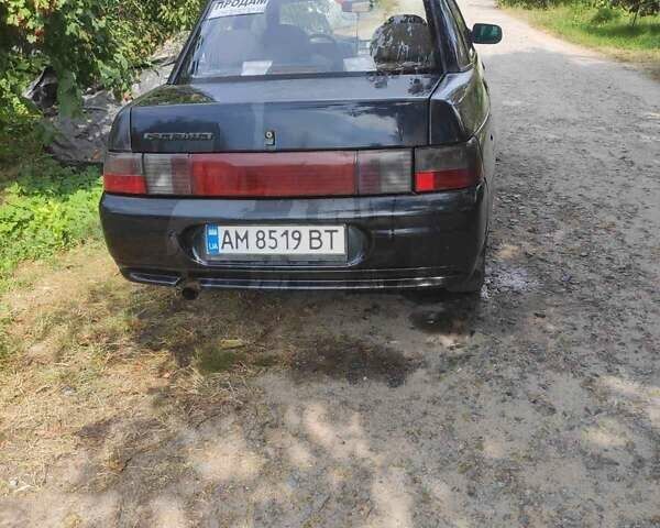 Черный ВАЗ 2110, объемом двигателя 1.6 л и пробегом 251 тыс. км за 2500 $, фото 2 на Automoto.ua