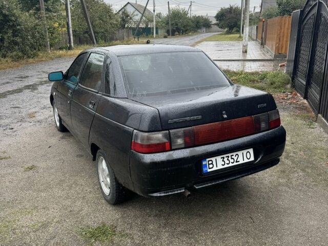 Черный ВАЗ 2110, объемом двигателя 1.6 л и пробегом 200 тыс. км за 1300 $, фото 2 на Automoto.ua