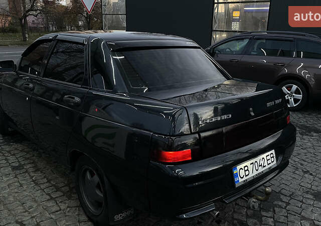 Черный ВАЗ 2110, объемом двигателя 1.6 л и пробегом 180 тыс. км за 2500 $, фото 4 на Automoto.ua