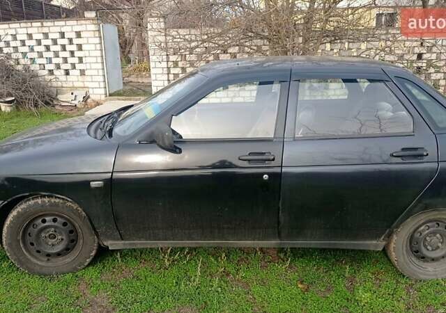 Черный ВАЗ 2110, объемом двигателя 1.6 л и пробегом 99 тыс. км за 1450 $, фото 1 на Automoto.ua