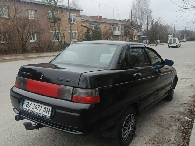 Черный ВАЗ 2110, объемом двигателя 1 л и пробегом 175 тыс. км за 1500 $, фото 3 на Automoto.ua