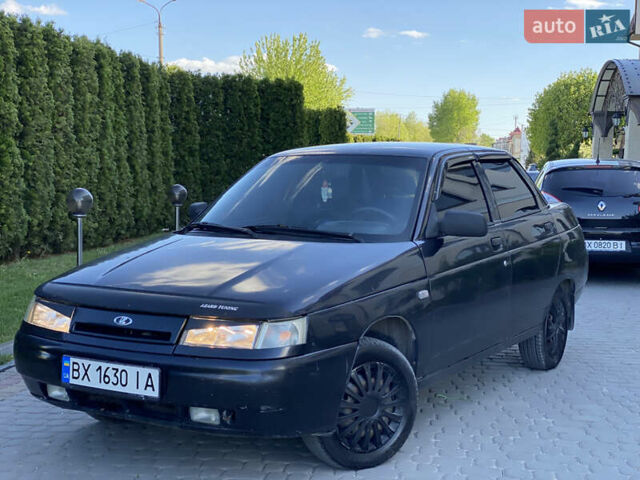 Черный ВАЗ 2110, объемом двигателя 1.6 л и пробегом 50 тыс. км за 1599 $, фото 1 на Automoto.ua