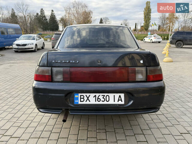 Чорний ВАЗ 2110, об'ємом двигуна 1.6 л та пробігом 134 тис. км за 1450 $, фото 4 на Automoto.ua
