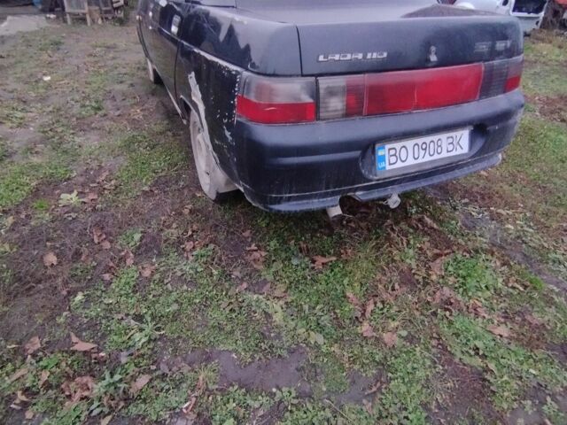 Черный ВАЗ 2110, объемом двигателя 1.6 л и пробегом 150 тыс. км за 650 $, фото 3 на Automoto.ua