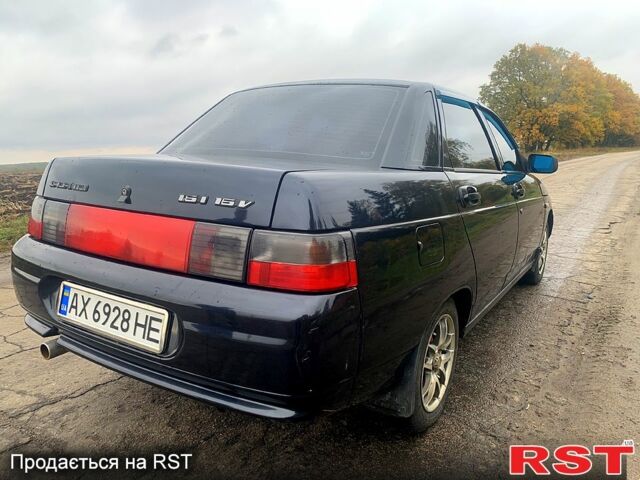 Черный ВАЗ 2110, объемом двигателя 1.6 л и пробегом 235 тыс. км за 2200 $, фото 2 на Automoto.ua