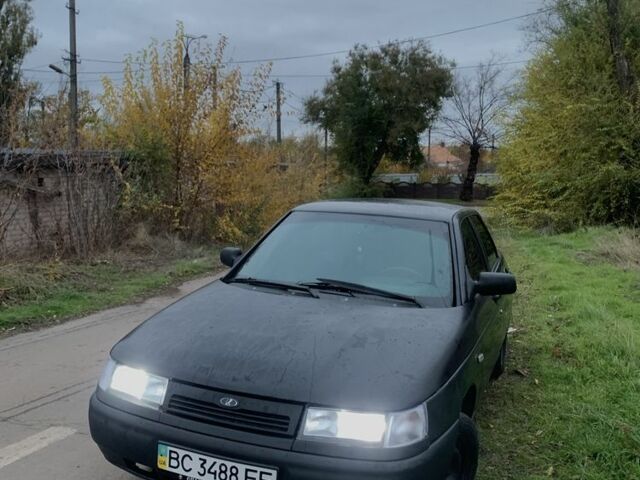 Черный ВАЗ 2110, объемом двигателя 1.6 л и пробегом 455 тыс. км за 1400 $, фото 1 на Automoto.ua