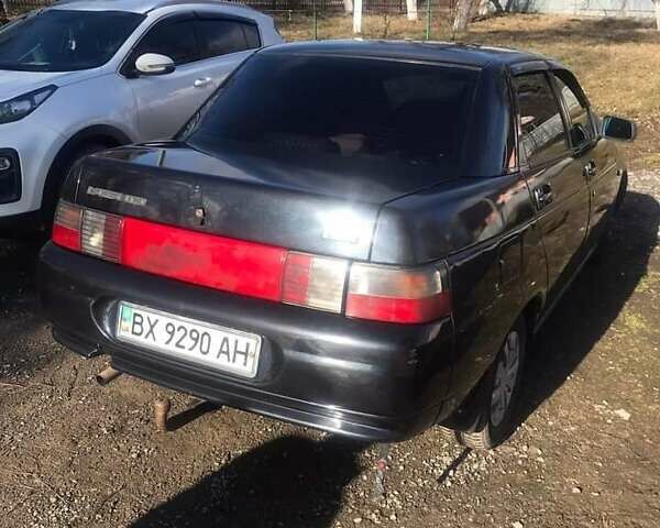 Черный ВАЗ 2110, объемом двигателя 1.6 л и пробегом 178 тыс. км за 1700 $, фото 1 на Automoto.ua