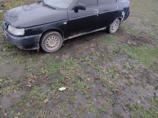 Черный ВАЗ 2110, объемом двигателя 1.6 л и пробегом 150 тыс. км за 650 $, фото 1 на Automoto.ua