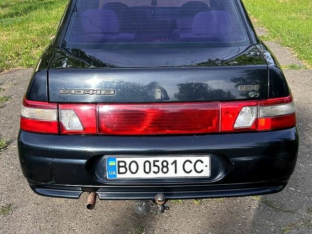 Черный ВАЗ 2110, объемом двигателя 1.6 л и пробегом 182 тыс. км за 1950 $, фото 4 на Automoto.ua