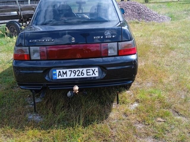 Чорний ВАЗ 2110, об'ємом двигуна 1.6 л та пробігом 276 тис. км за 2100 $, фото 4 на Automoto.ua